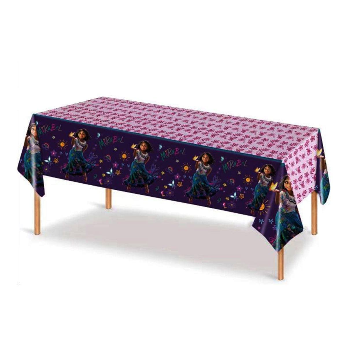 Shaoxing Keqiao Chengyou Textile Co.,Ltd Kids Birthday Disney Encanto Birthday Party Plastic Table Cover, 51 in x 86 in
