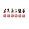 Shaoxing Keqiao Chengyou Textile Co.,Ltd Kids Birthday Miraculous: Tales of Ladybug & Cat Noir Birthday Cupcake Toppers, 12 Count 810077656884