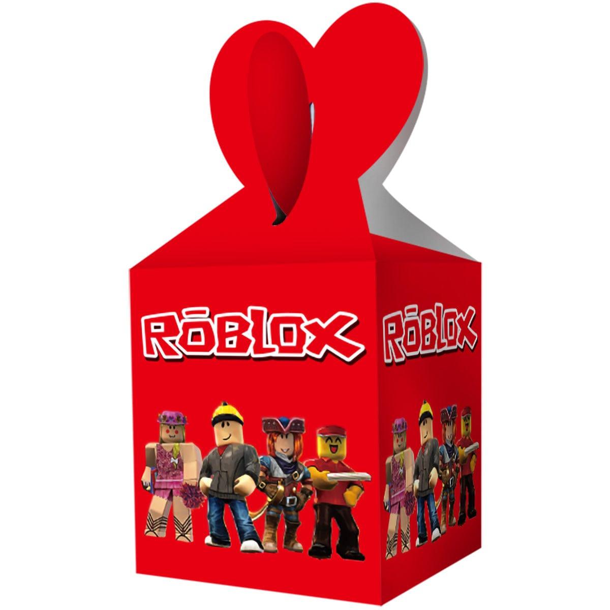 Shaoxing Keqiao Chengyou Textile Co.,Ltd Kids Birthday Roblox Favour Boxes, 6 Count