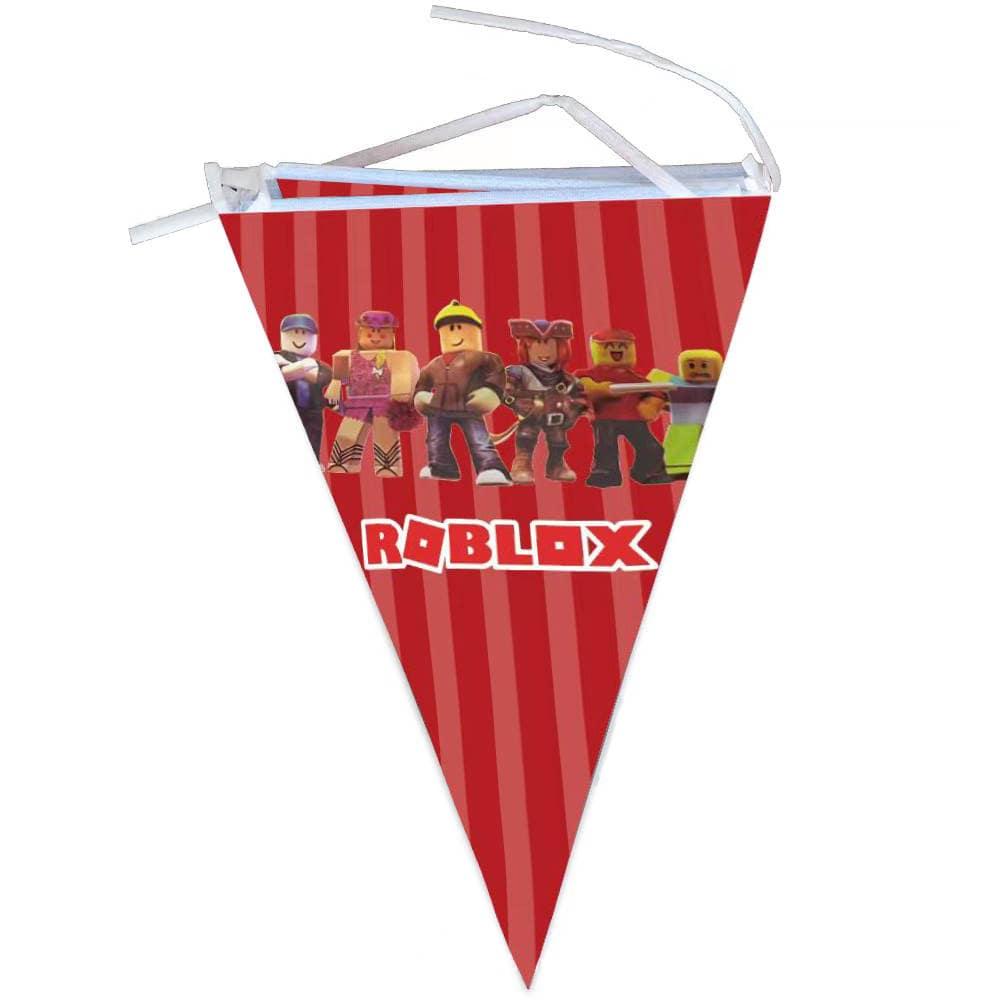 Shaoxing Keqiao Chengyou Textile Co.,Ltd Kids Birthday Roblox Pennant Birthday Banner, 90 in