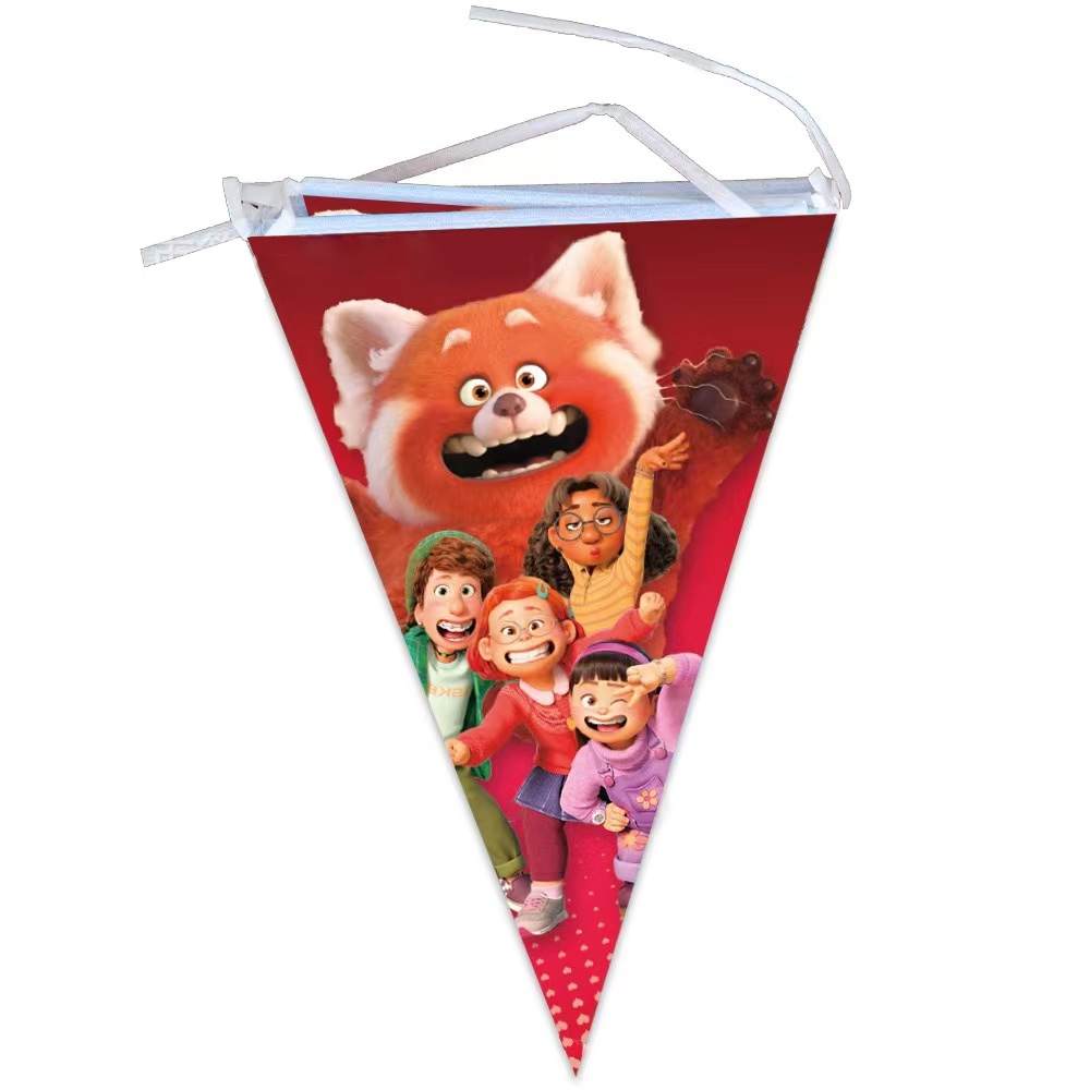 Shaoxing Keqiao Chengyou Textile Co.,Ltd Kids Birthday Turning Red Birhtday Pennant Banner, 90 Inches 810077656983