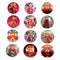 Shaoxing Keqiao Chengyou Textile Co.,Ltd Kids Birthday Turning Red Birthday Favour Stickers, 12 Count 810077657126