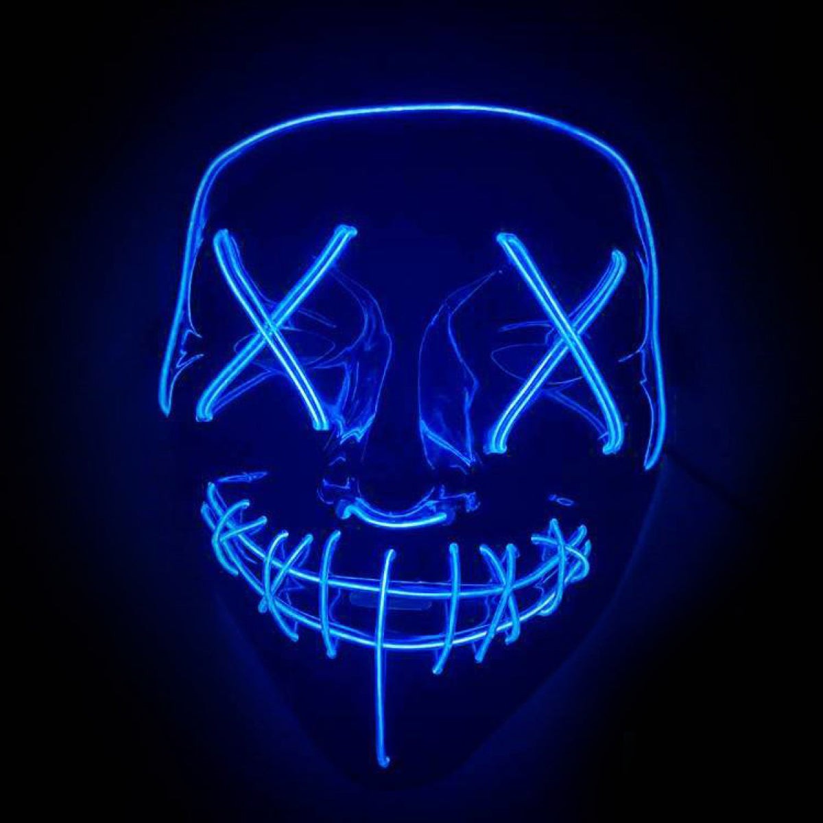 SHENZHEN DASHENG ELECTRONIC TECHNOLOGY CO. Costume Accessories Blue LED wire mask 526630911004