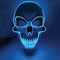 SHENZHEN DASHENG ELECTRONIC TECHNOLOGY CO. Costume Accessories LED Blue Skull Mask for Adults 810077653579