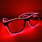Buy Costume Accessories Red flashing LED sunglasses sold at Party Expert