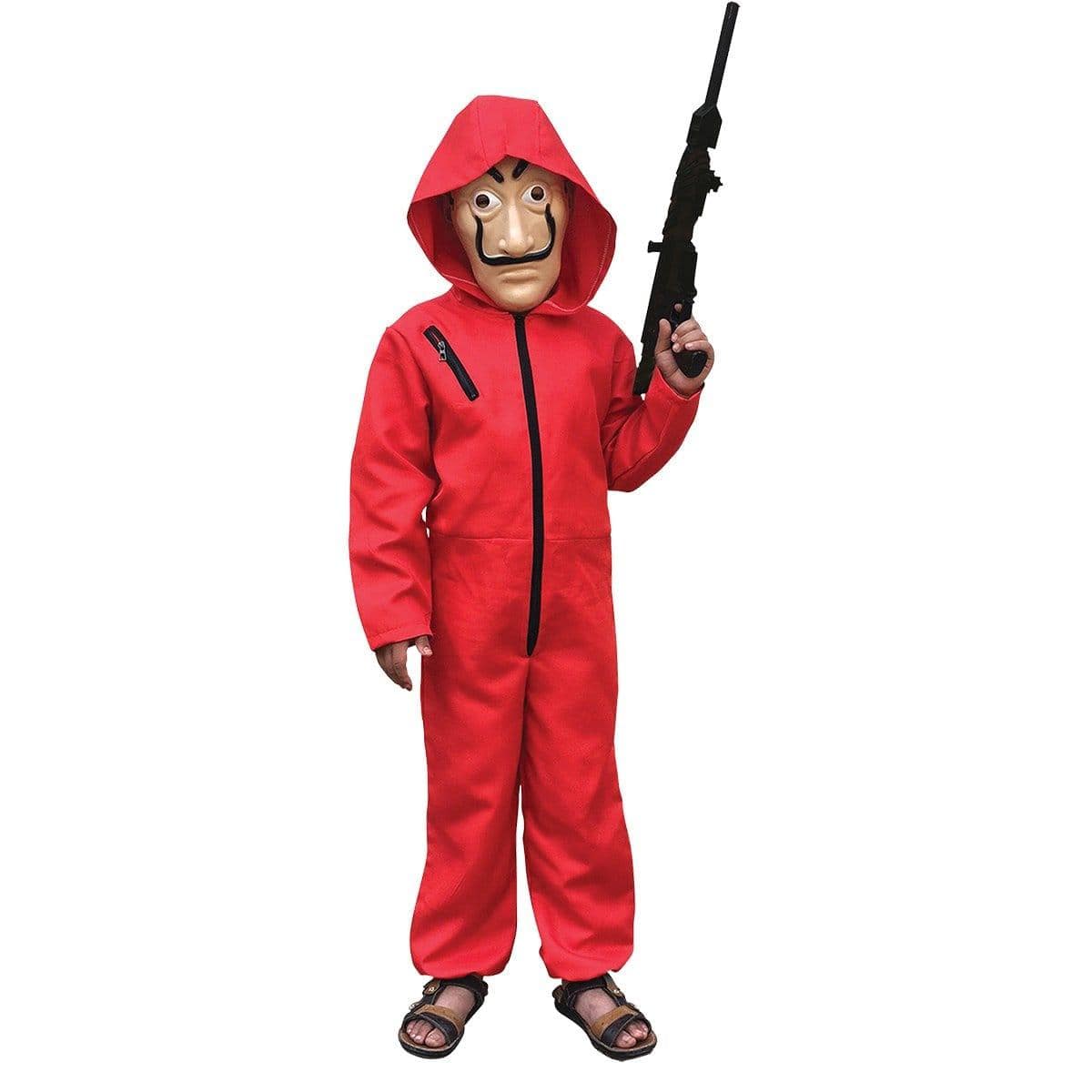 Buy Costumes Casa de Papel Costume & Mask for Kids, Money Heist Season 5 sold at Party Expert