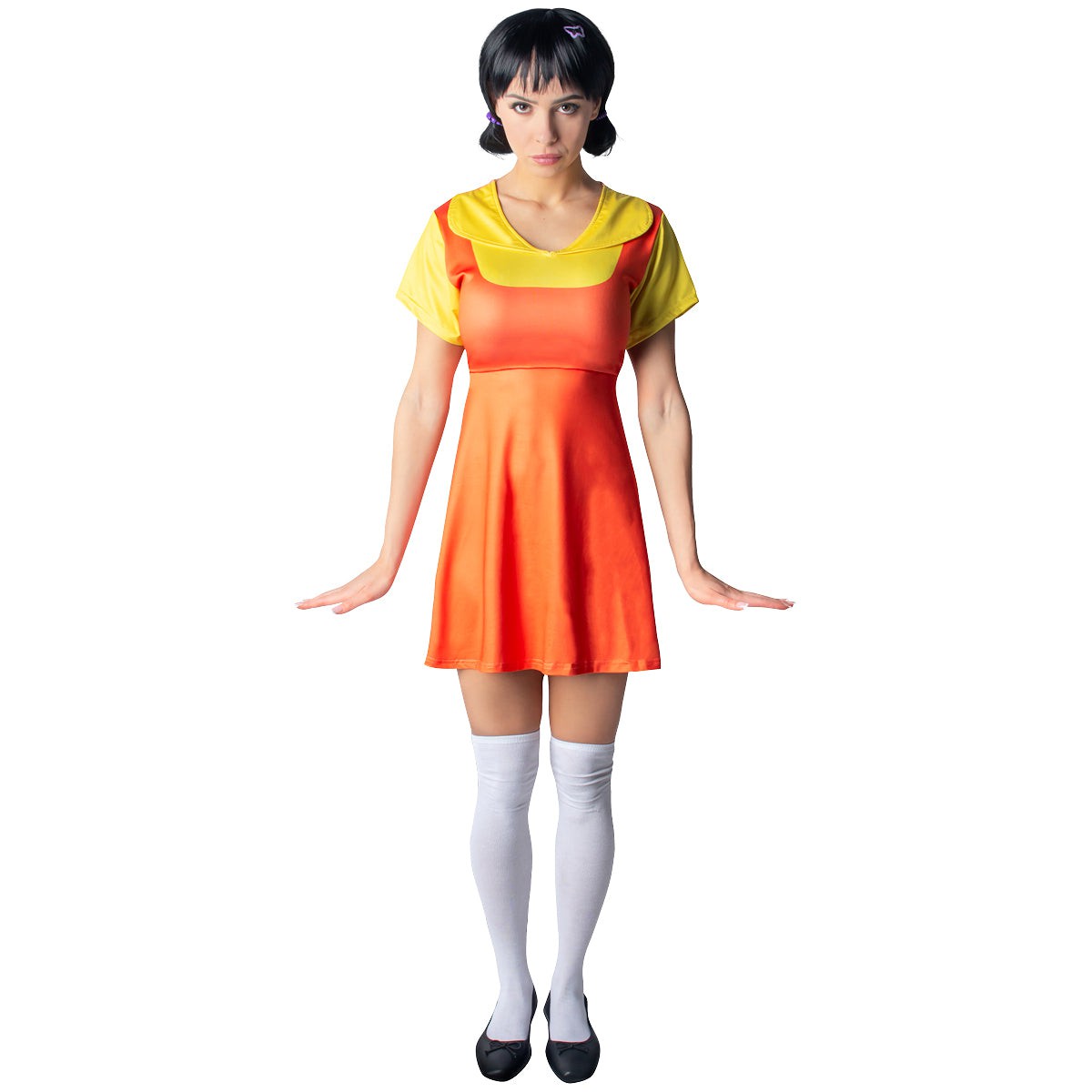 SHENZHEN PARTYGEARS DEVELOPMENT CO. LTD Costumes Squid Game Doll Costume for Adults