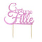 Buy Baby Shower C'est une Fille glitter cake topper sold at Party Expert