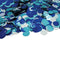 Buy Balloons Blue, Royal Blue and White Metallic Round Confetti, 1 Oz sold at Party Expert