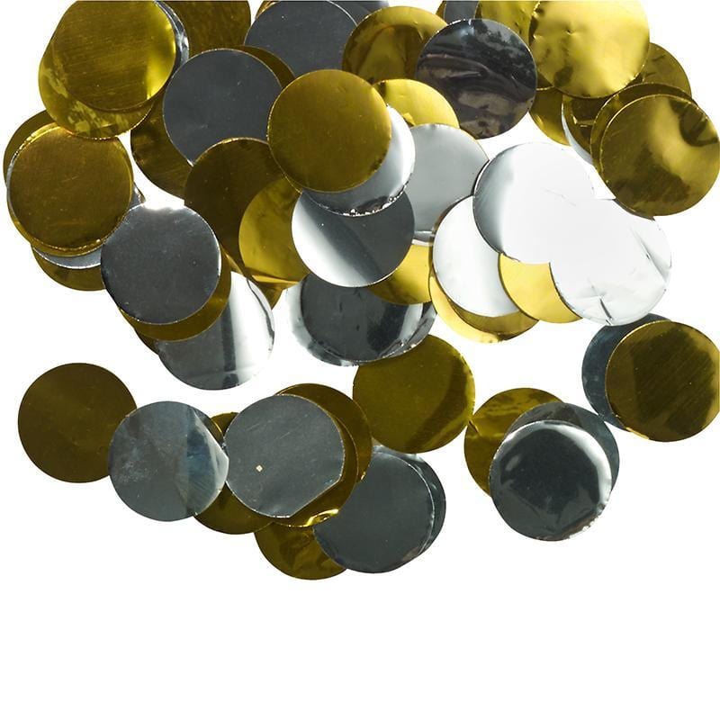 Buy Balloons Gold And Silver Paper Confetti, 0.8 Ounce sold at Party Expert