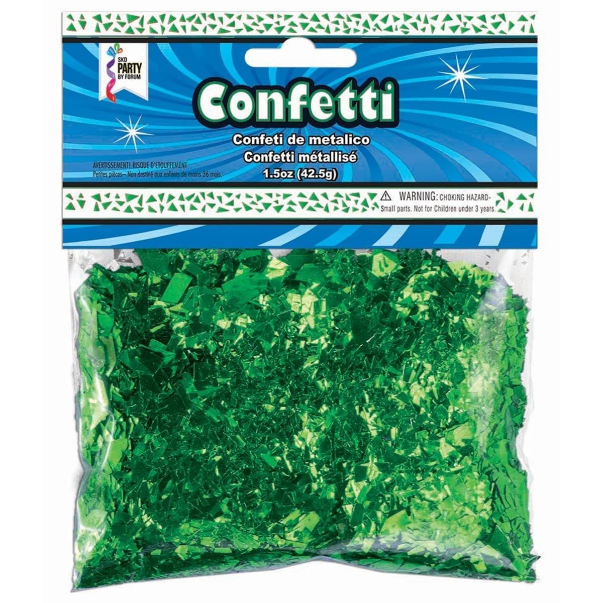 Buy Balloons Green Metallic Confetti, 1.5 Ounce sold at Party Expert