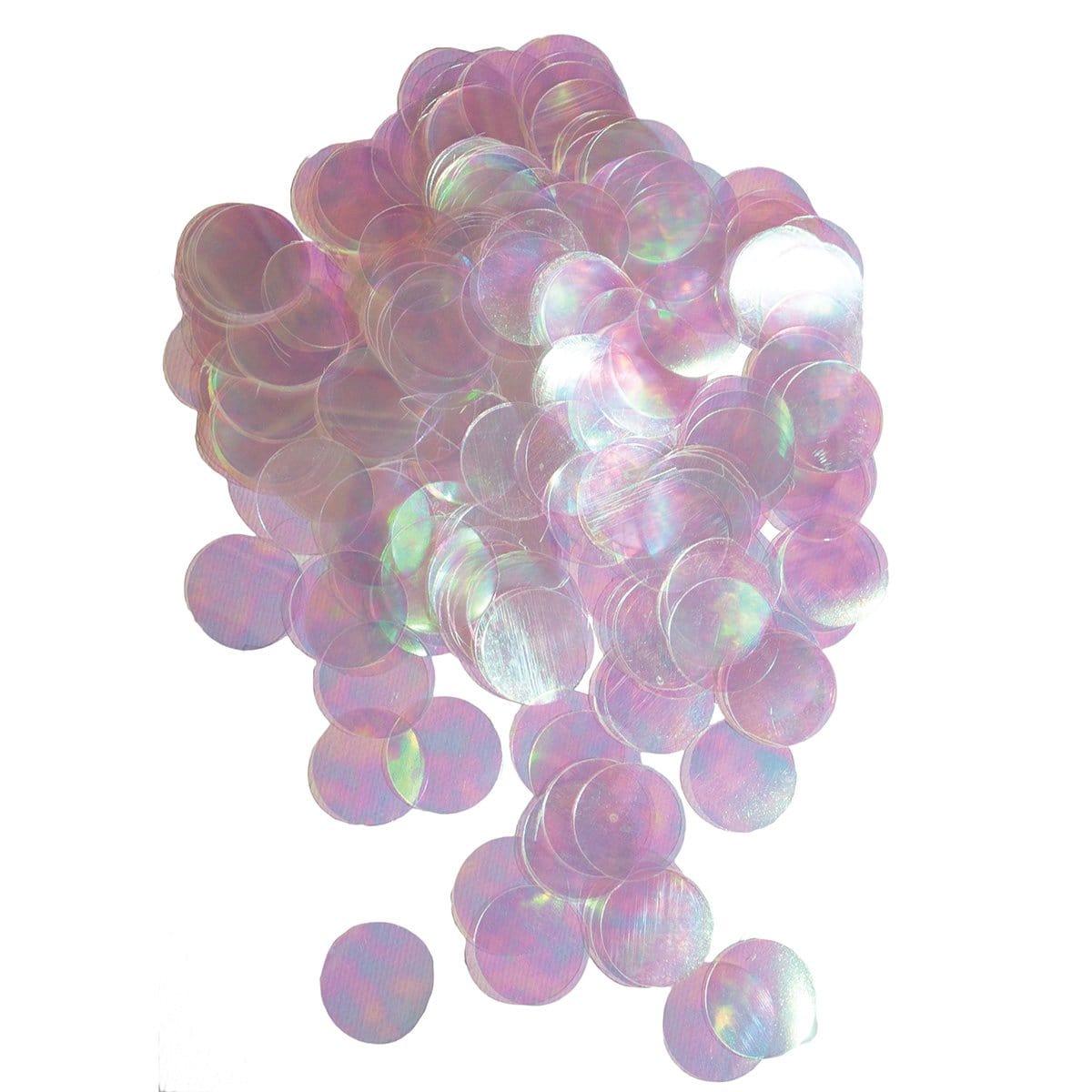 Buy Balloons Iridescent Metallic Circle Confetti sold at Party Expert