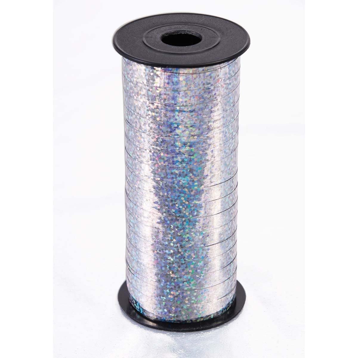 Buy Balloons Iridescent Silver Curling Ribbon, 3/16 Inches x 500 Yards sold at Party Expert