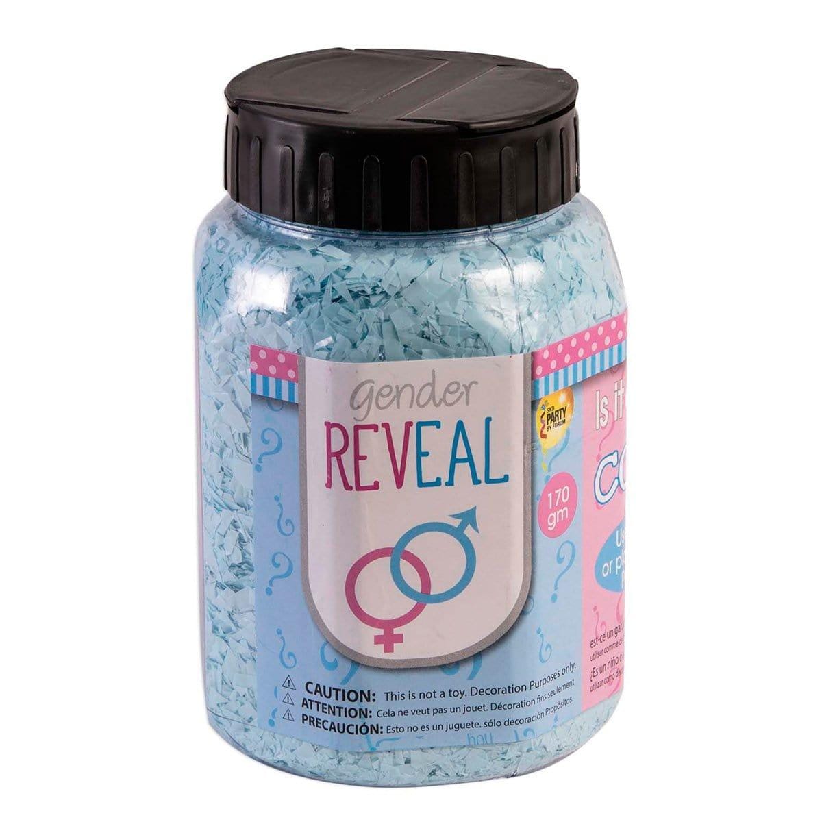 Buy Balloons Light Blue Confetti Jar, 170g sold at Party Expert