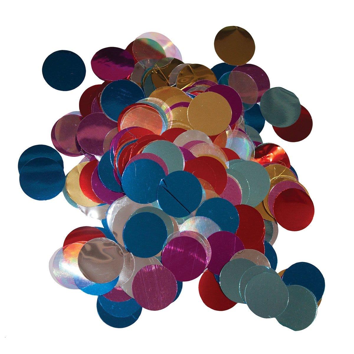 Buy Balloons Multicolor Metallic Circle Confetti sold at Party Expert