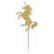 Buy Cake Supplies Cake Toppers - Unicorn - Gold sold at Party Expert