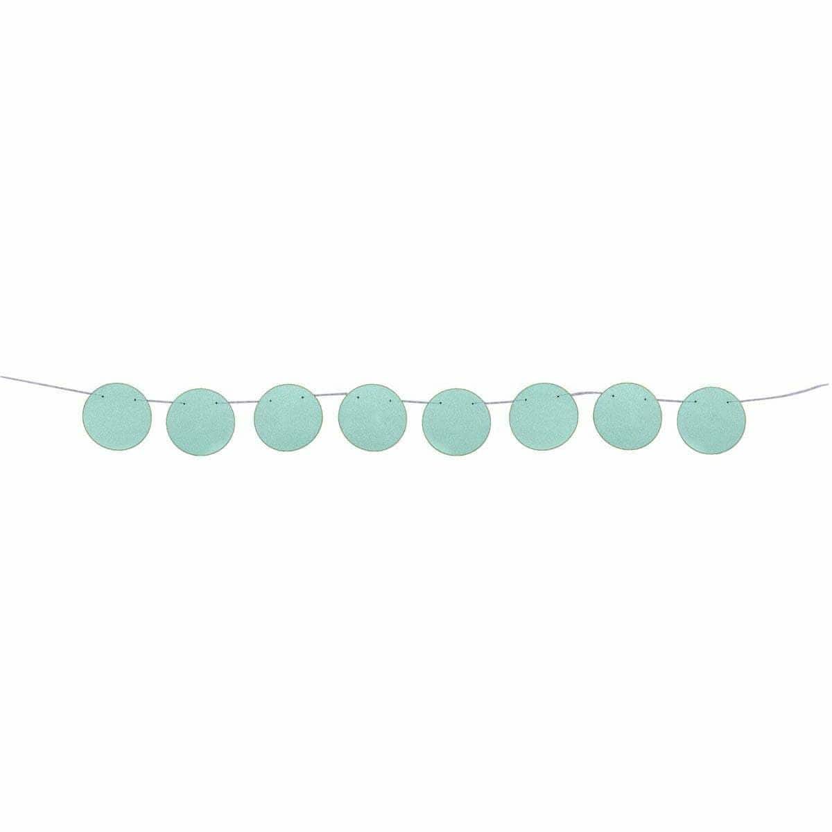Buy Decorations Diamond Circles Banner 8ft. - Light Blue sold at Party Expert