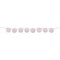Buy Decorations Diamond Circles Banner 8ft. - Light Pink sold at Party Expert