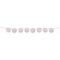 Buy Decorations Diamond Circles Banner 8ft. - Light Pink sold at Party Expert