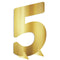 Buy Decorations Standing Metallic Number 24 In. Gold - #5 sold at Party Expert