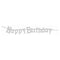 Buy General Birthday Diamond Banners 11 In. - Happy Birth. - Silver sold at Party Expert