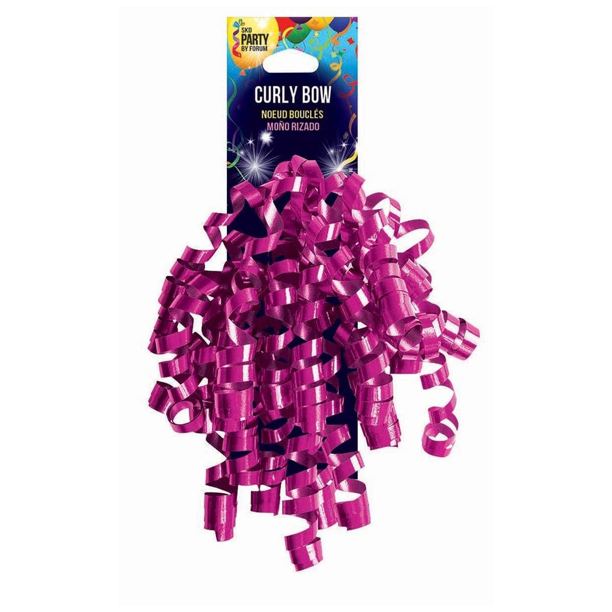 Buy Gift Wrap & Bags Curly Bows - Hot Pink sold at Party Expert