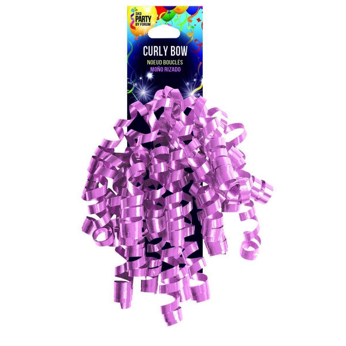 Buy Gift Wrap & Bags Curly Bows - Light Pink sold at Party Expert