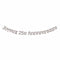 Buy Wedding Anniversary Joyeux Anniversaire 25 silver banner sold at Party Expert