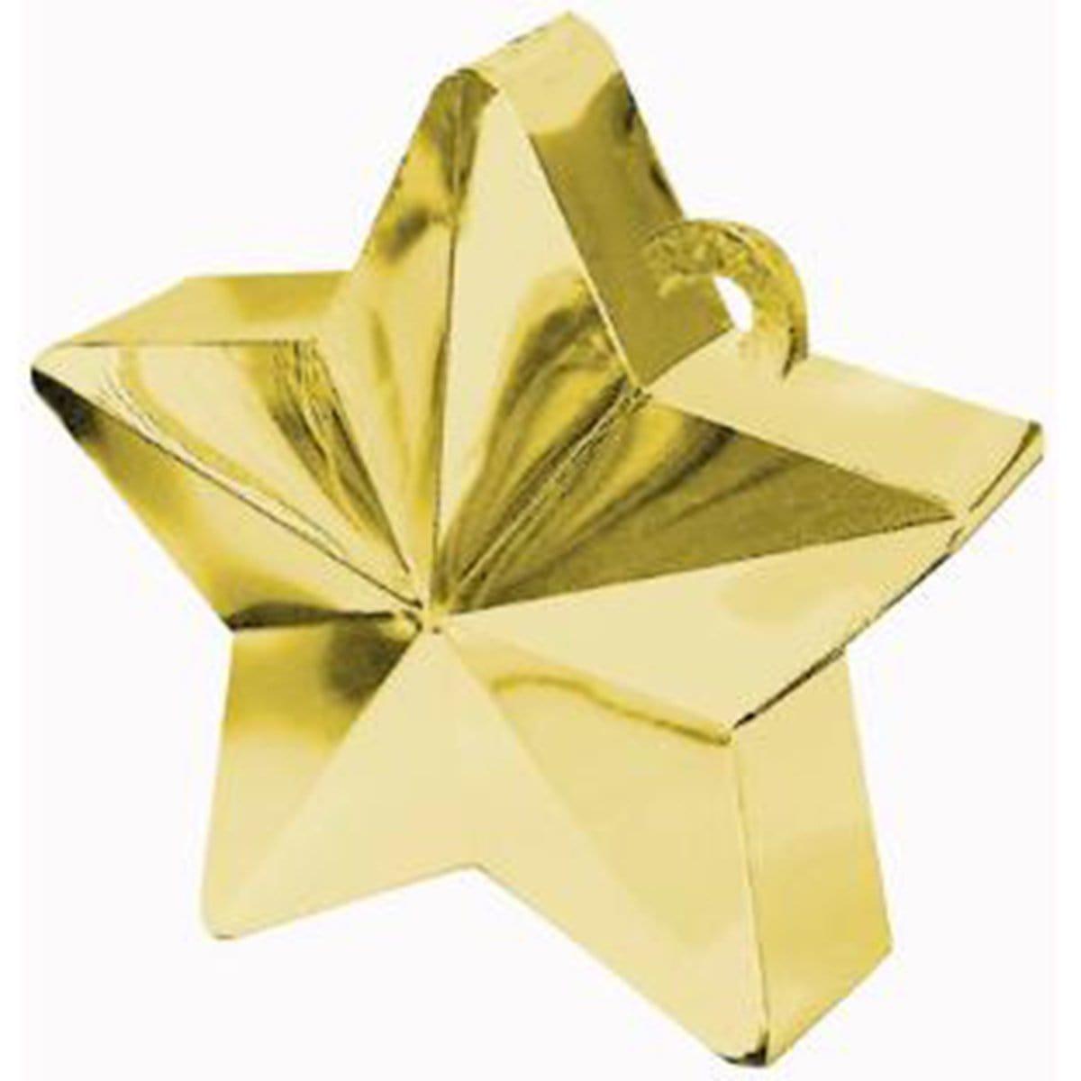 Buy Balloons Gold Star Balloon Weight sold at Party Expert