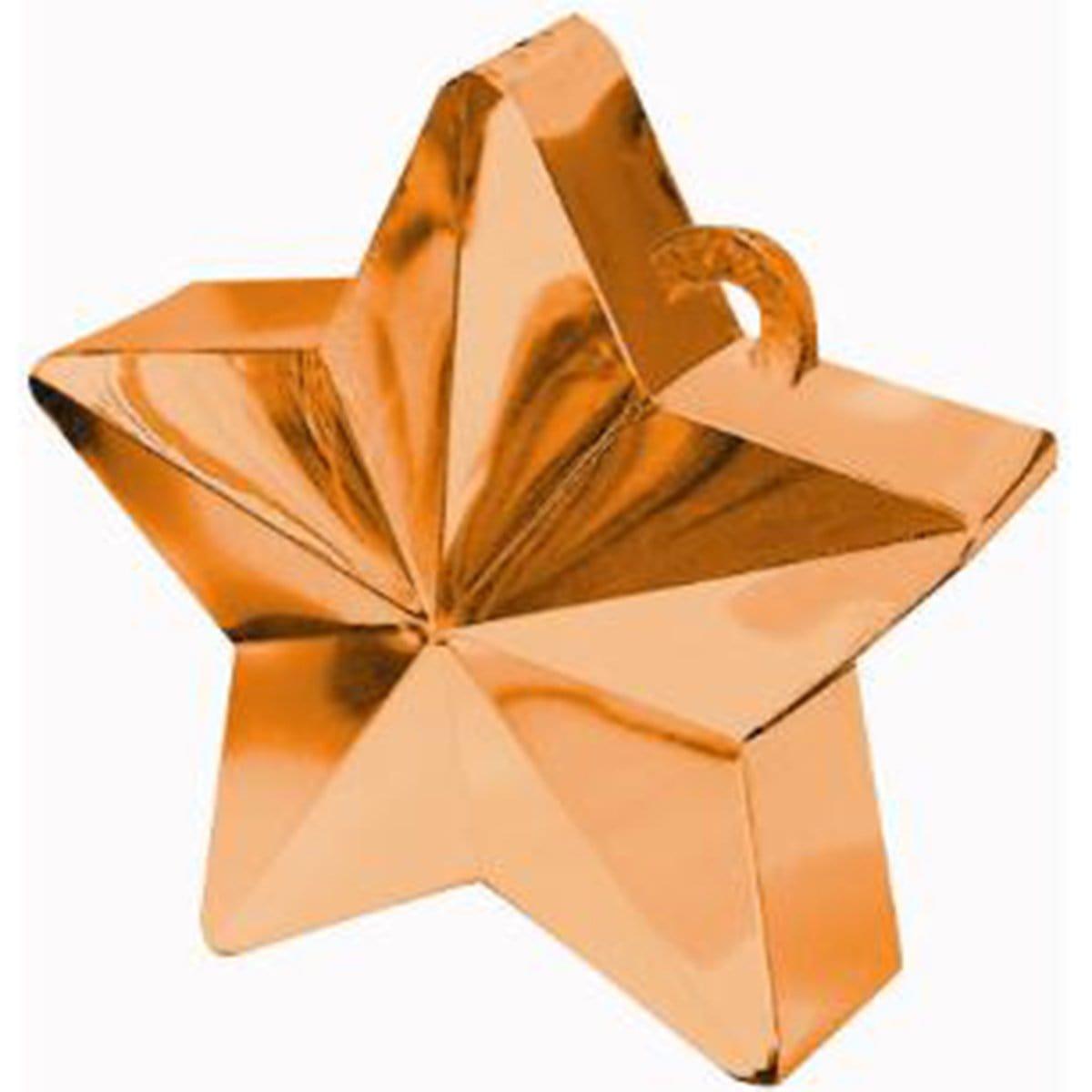 Buy Balloons Orange Star Balloon Weight sold at Party Expert