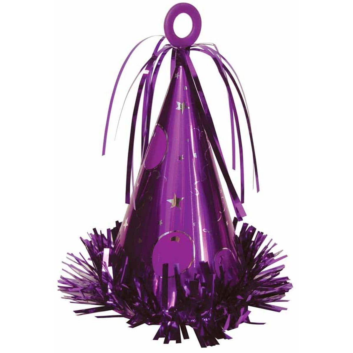 Buy Balloons Purple Hat Balloon Weight sold at Party Expert