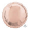 Buy Balloons Rose Gold Round Balloon, 18 Inches sold at Party Expert
