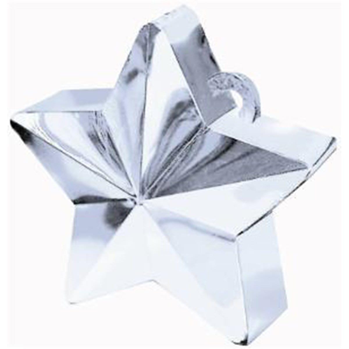 Buy Balloons Silver Star Balloon Weight sold at Party Expert