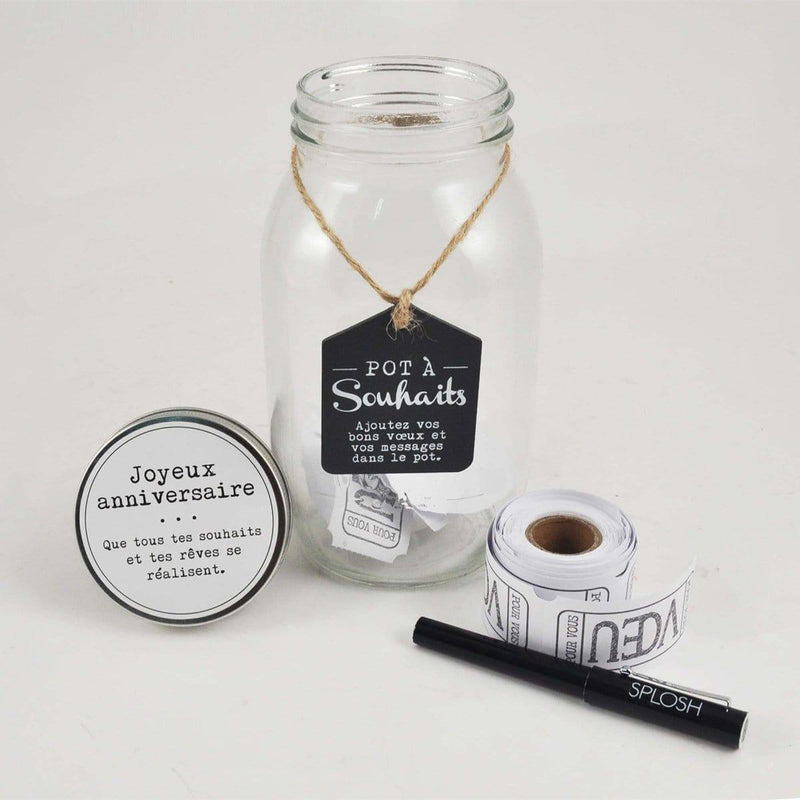 Buy General Birthday French Wish Jar Set - Happy Birthday sold at Party Expert