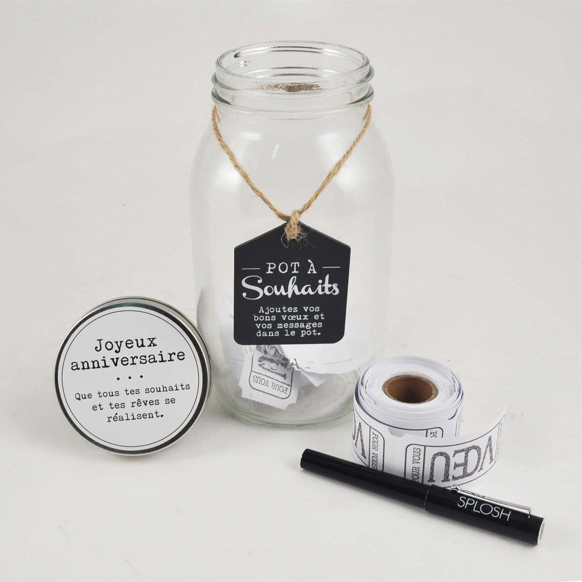 Buy General Birthday French Wish Jar Set - Happy Birthday sold at Party Expert