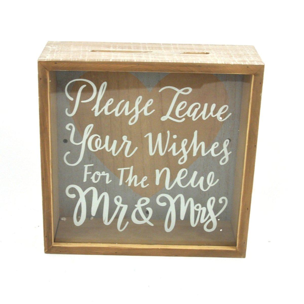 Buy Wedding Wedding Card Box Mr & Mrs sold at Party Expert