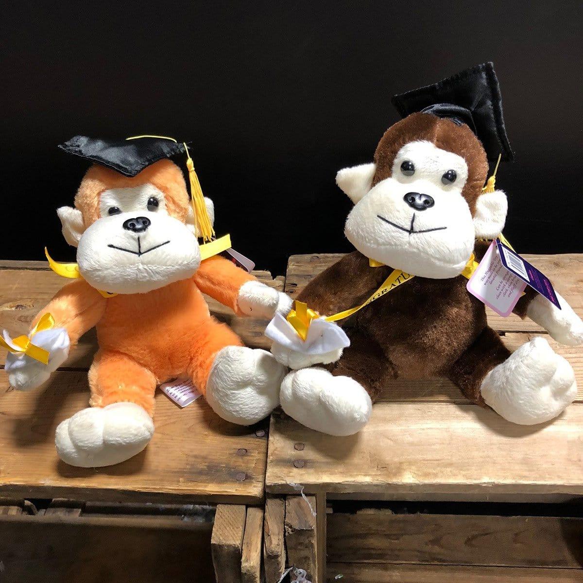 Buy Graduation Grad Monkey Plush 7.5 In. Asst. sold at Party Expert