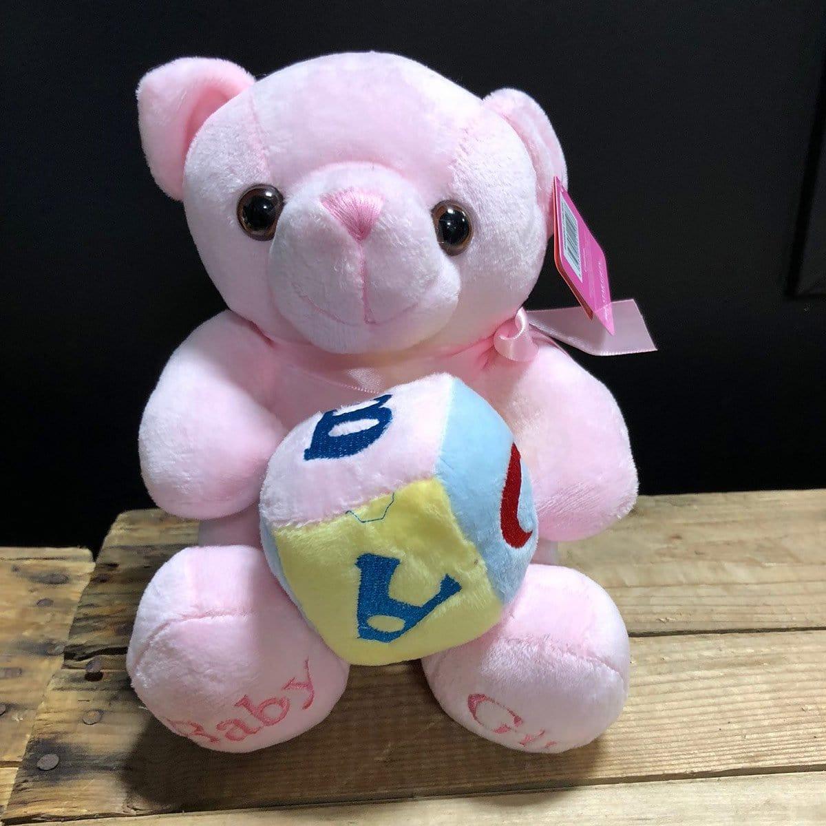 Buy Plushes Bear Plush 8 In. - Pink sold at Party Expert