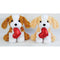 Buy Valentine's Day Dog Plush with Heart, Assortment, 1 Count sold at Party Expert