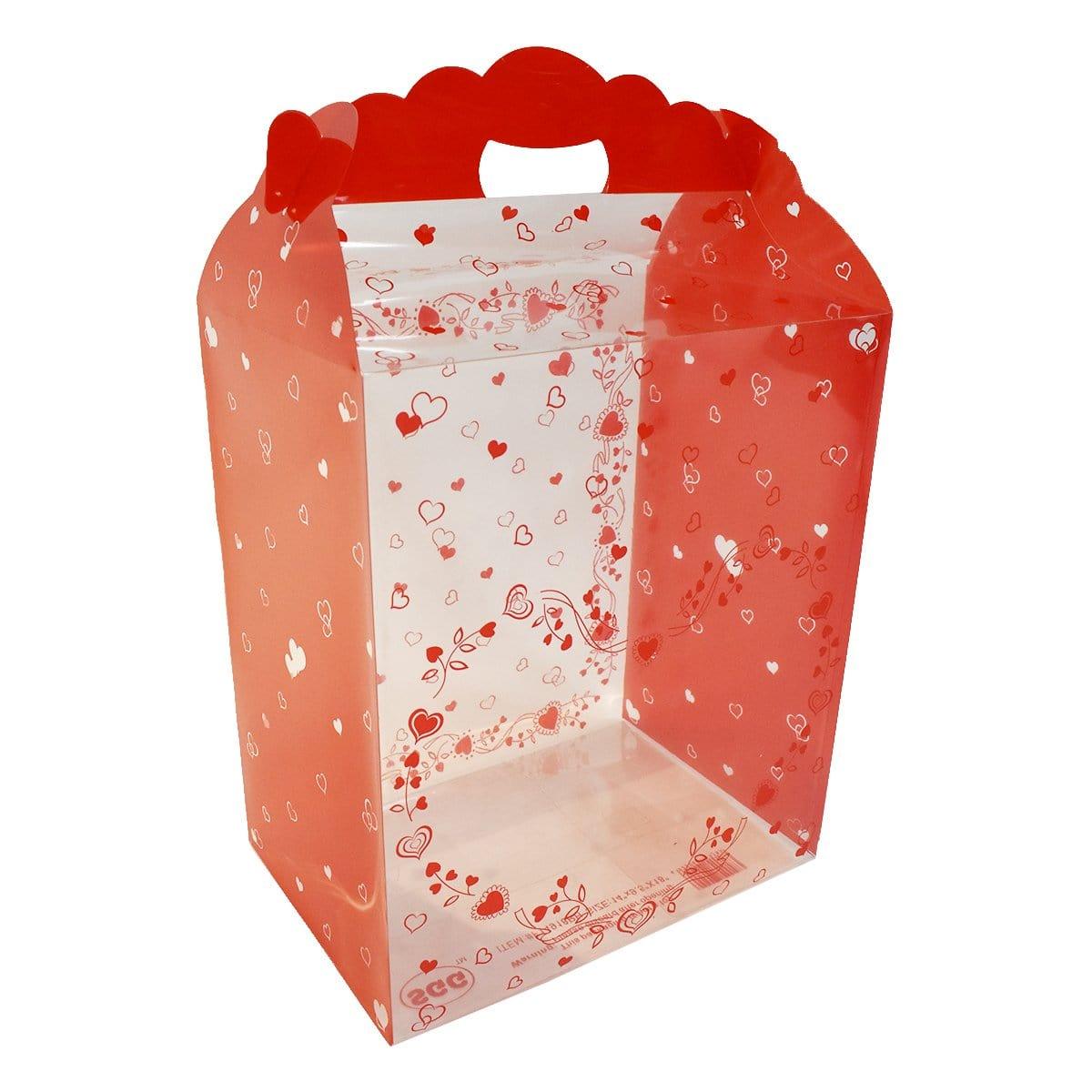Buy Valentine's Day Large Print Heart Square Box sold at Party Expert