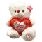 Buy Valentine's Day White Bear Plush With Music & Light 16 In. sold at Party Expert