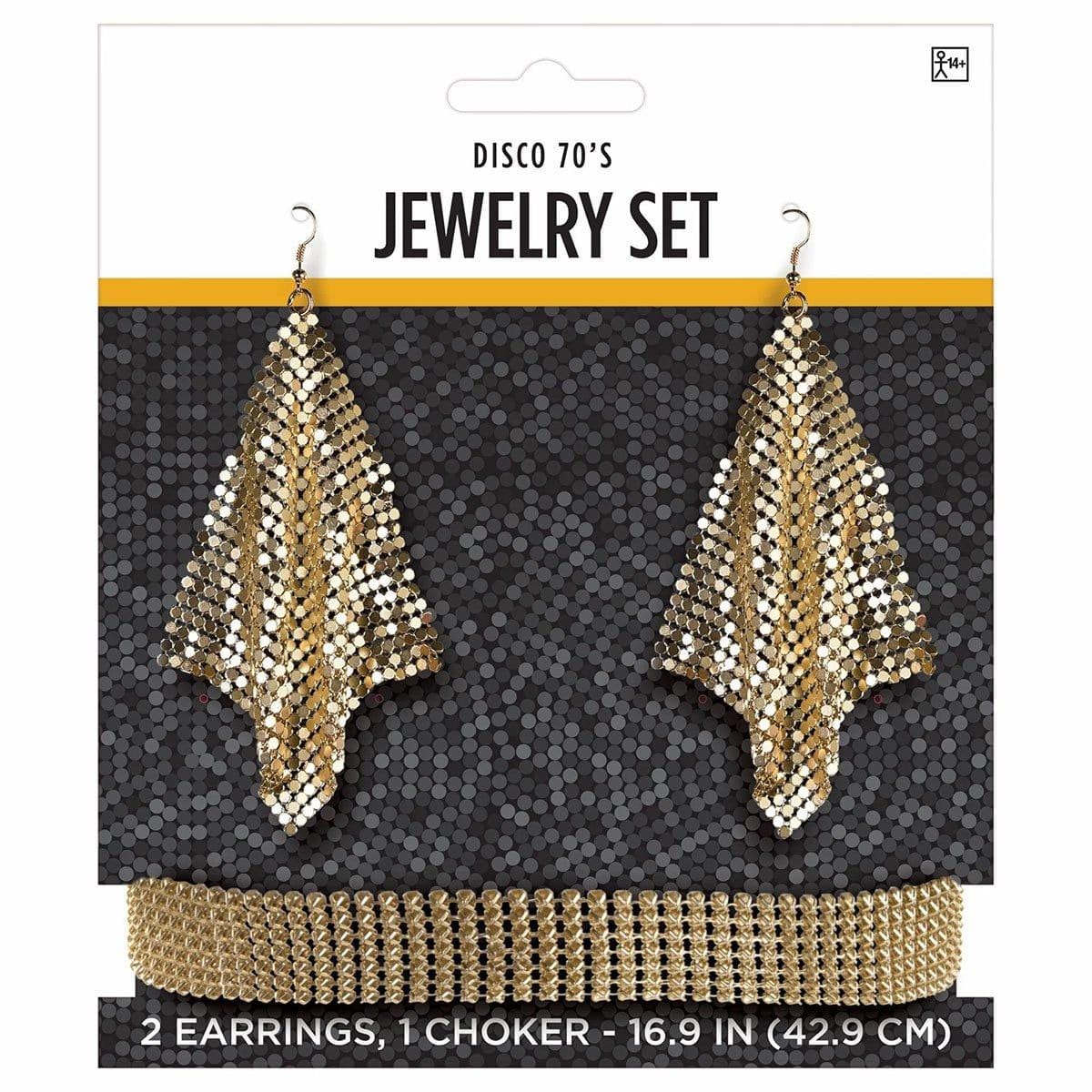 Buy Costume Accessories 70's Jewelry Set sold at Party Expert