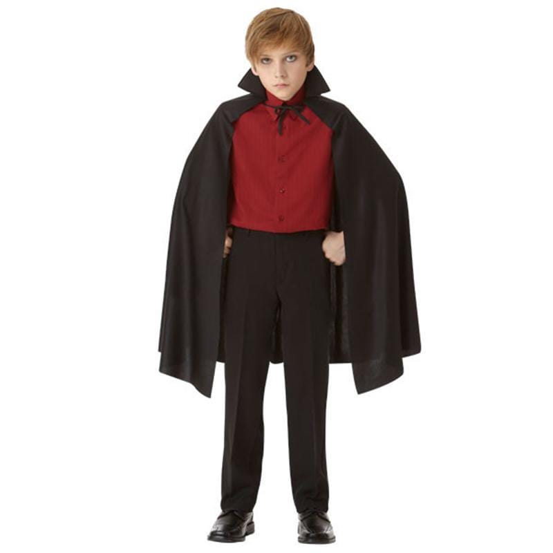 Buy Costume Accessories Black cape with collar for kids sold at Party Expert