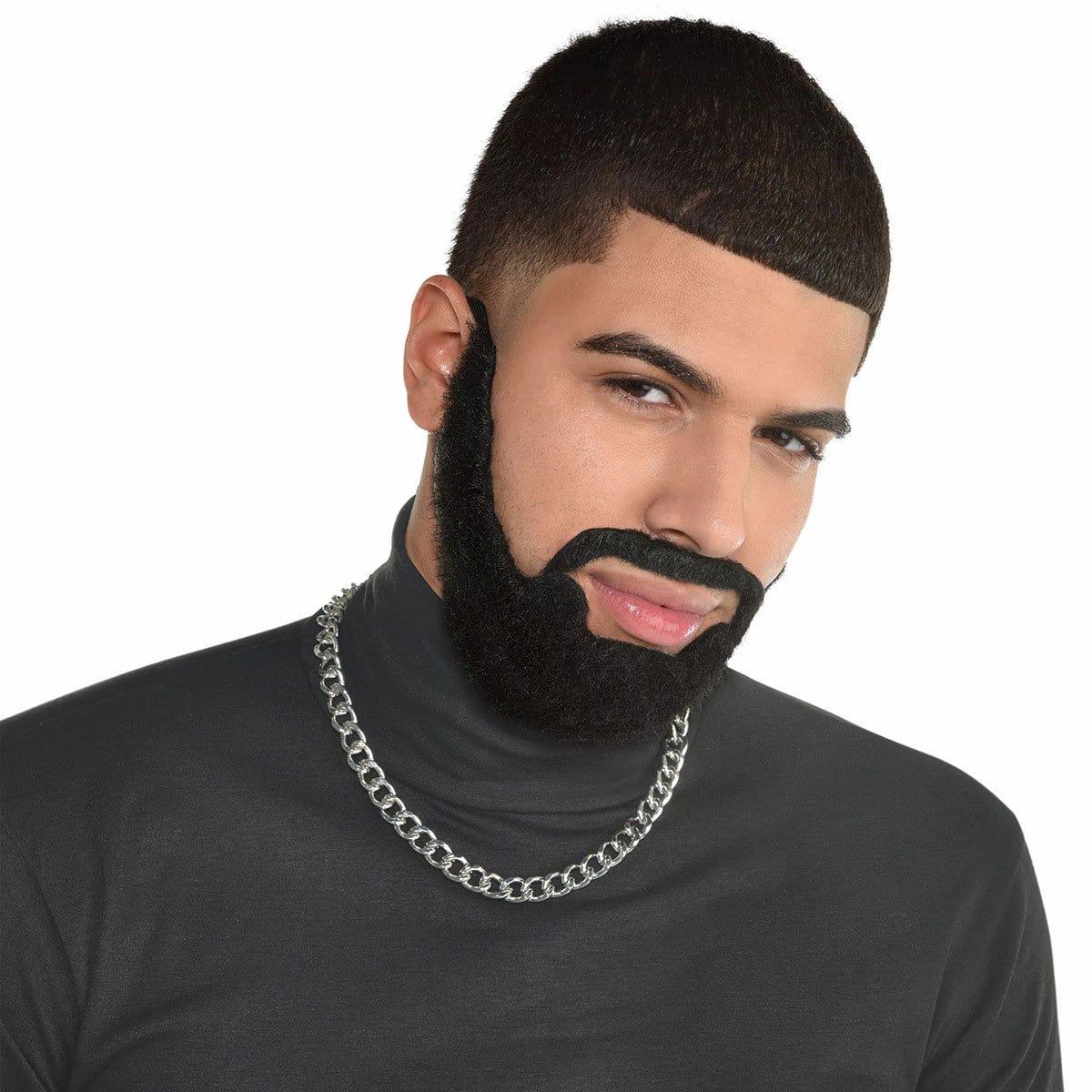 Buy Costume Accessories Black Chin Strap Bear for Adults sold at Party Expert