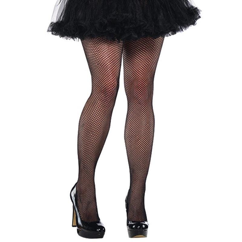 Buy Costume Accessories Black fishnet stockings for plus size women sold at Party Expert