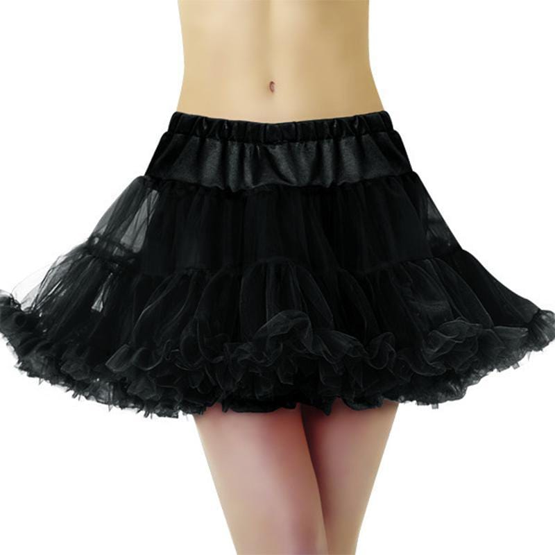 Buy Costume Accessories Black full petticoat for women sold at Party Expert