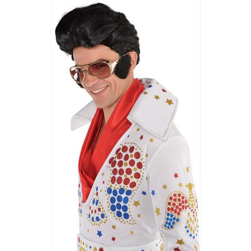 Buy Costume Accessories Black sideburns sold at Party Expert