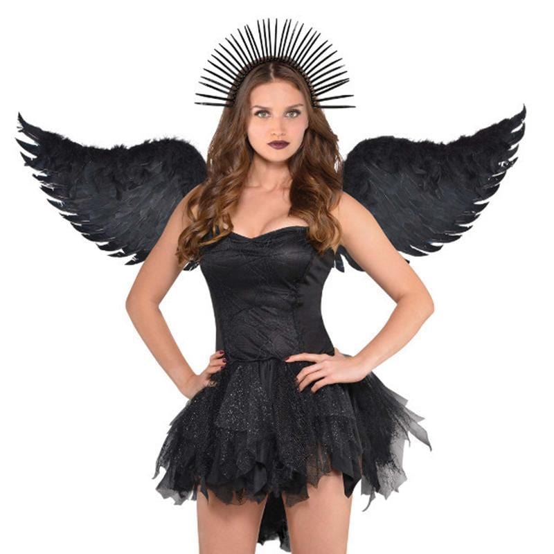 Buy Costume Accessories Dark angel wings sold at Party Expert