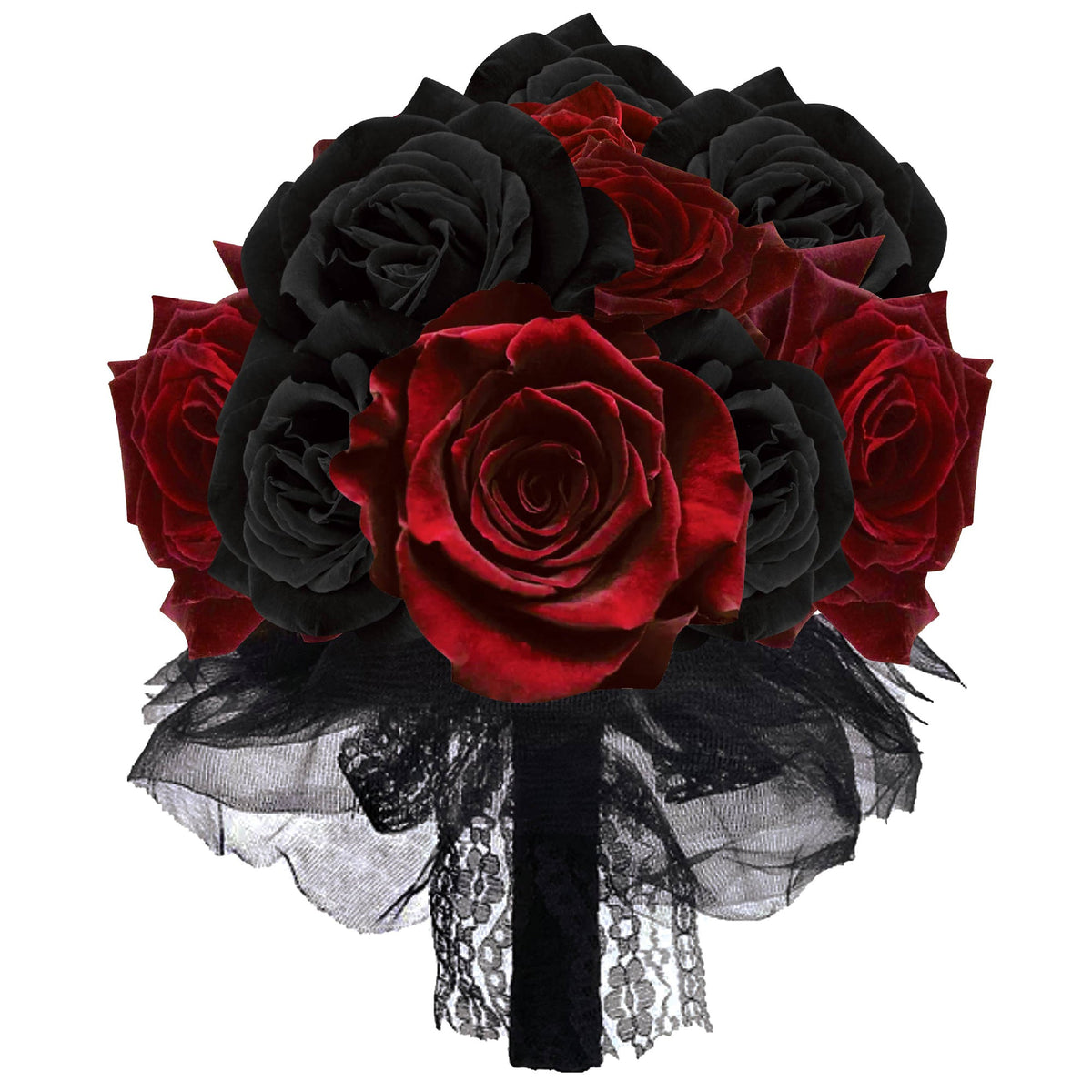 SUIT YOURSELF COSTUME CO. Costume Accessories Dark Flower Bouquet