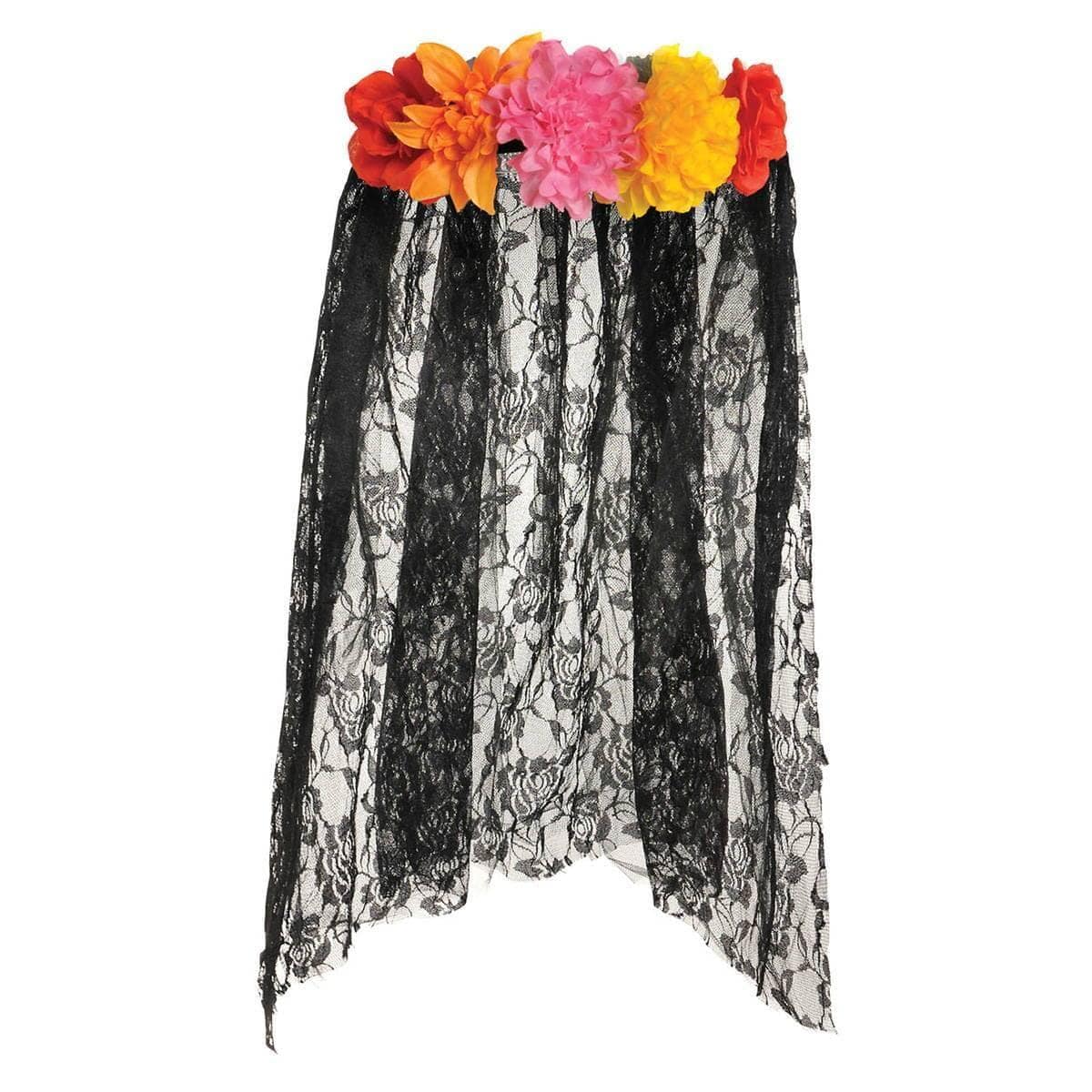 Buy Costume Accessories Day of the dead veil sold at Party Expert